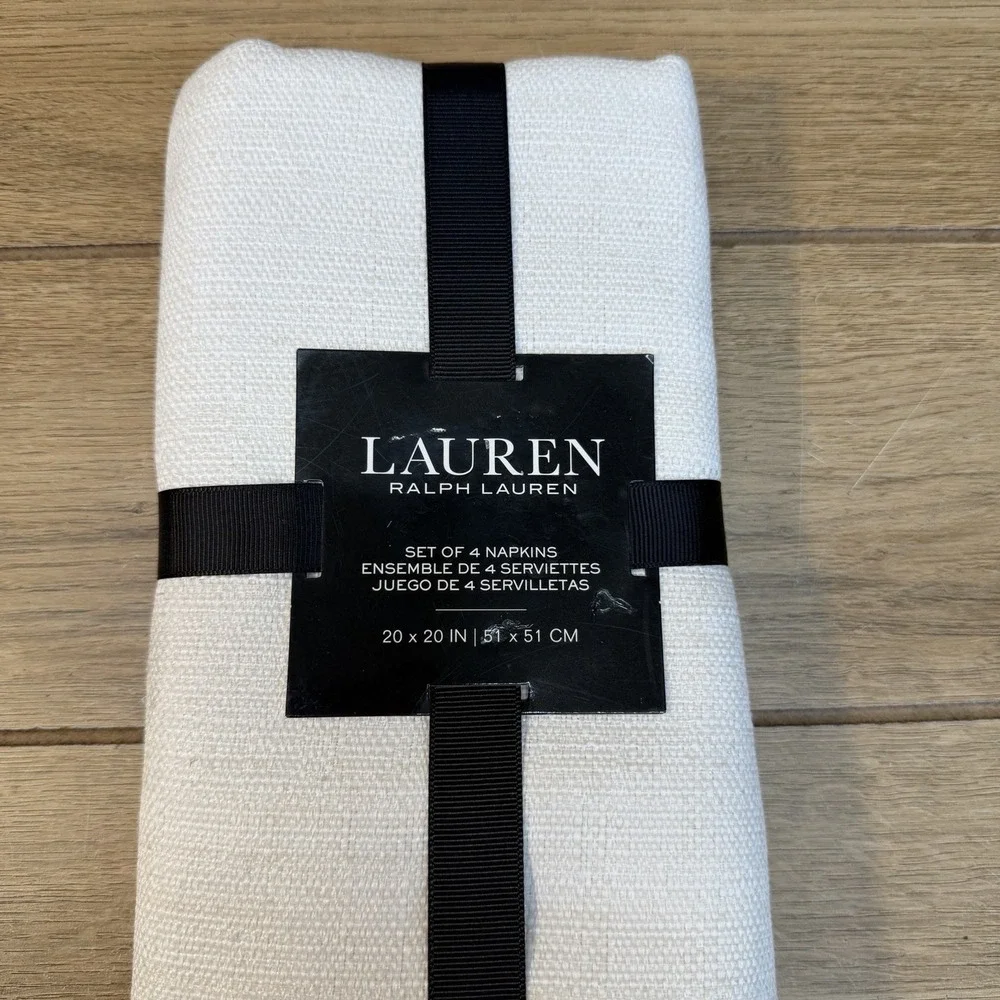 RALPH LAUREN  Set of 4 Napkins 20